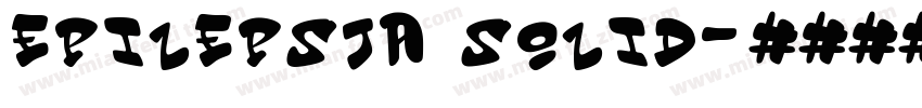 Epilepsja Solid字体转换
